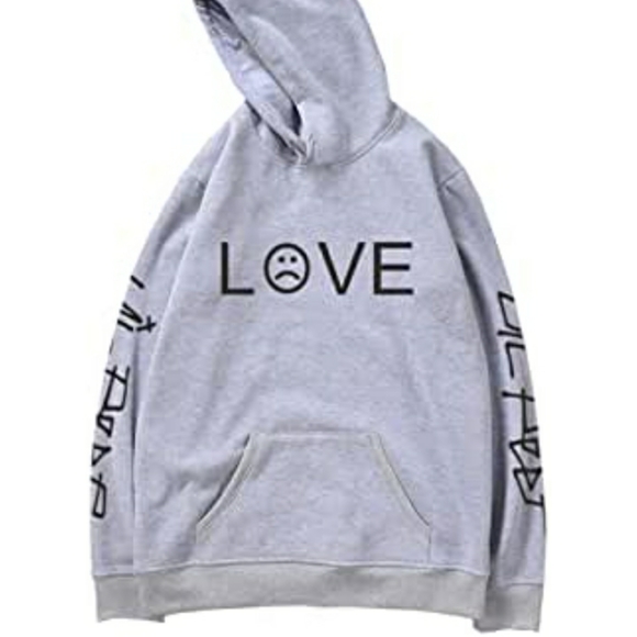 Lil Peep Love Crybaby GBC Hellboy Hoodies - Picture 4 of 5